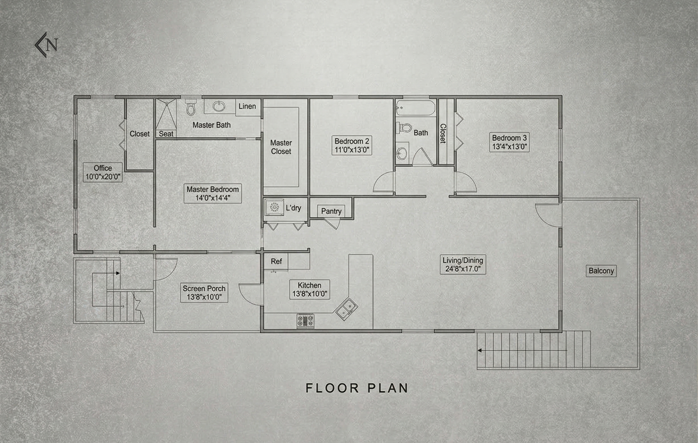 1800-2000 sq ft floor plan